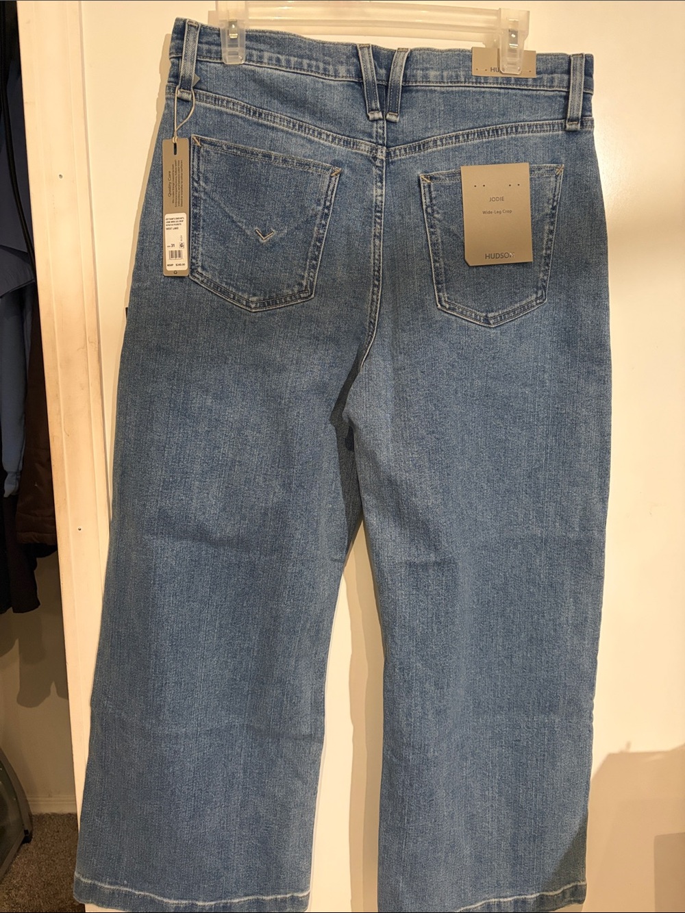 Wide Leg Women's Denim Jeans in Blue